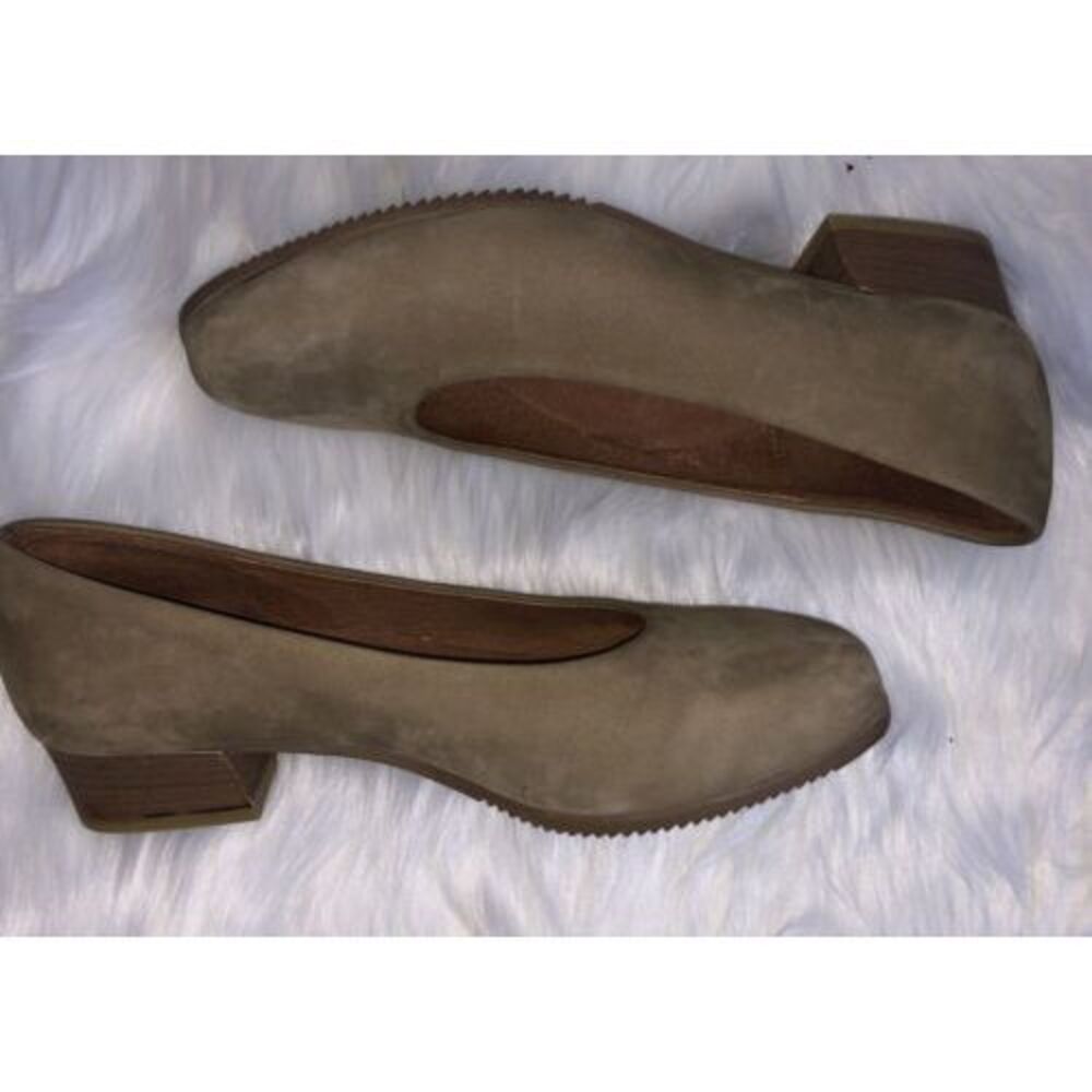 Women's Beautifeel Tan Suede Shoes Pump Low Heels.